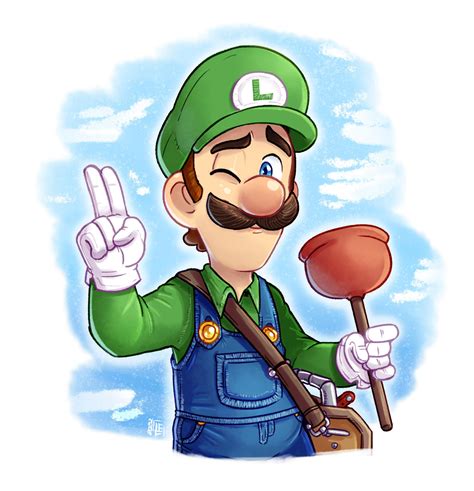 luigi fanart